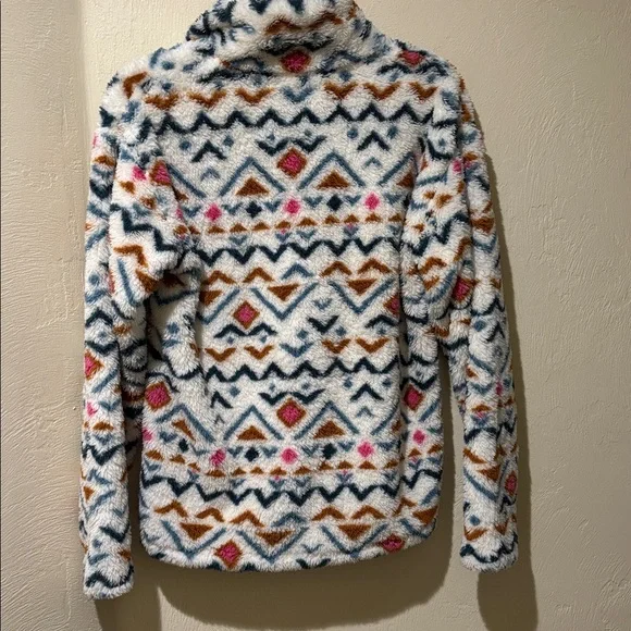 Eddie Bauer Multicolor Fleece Pullover - Picture 3 of 4